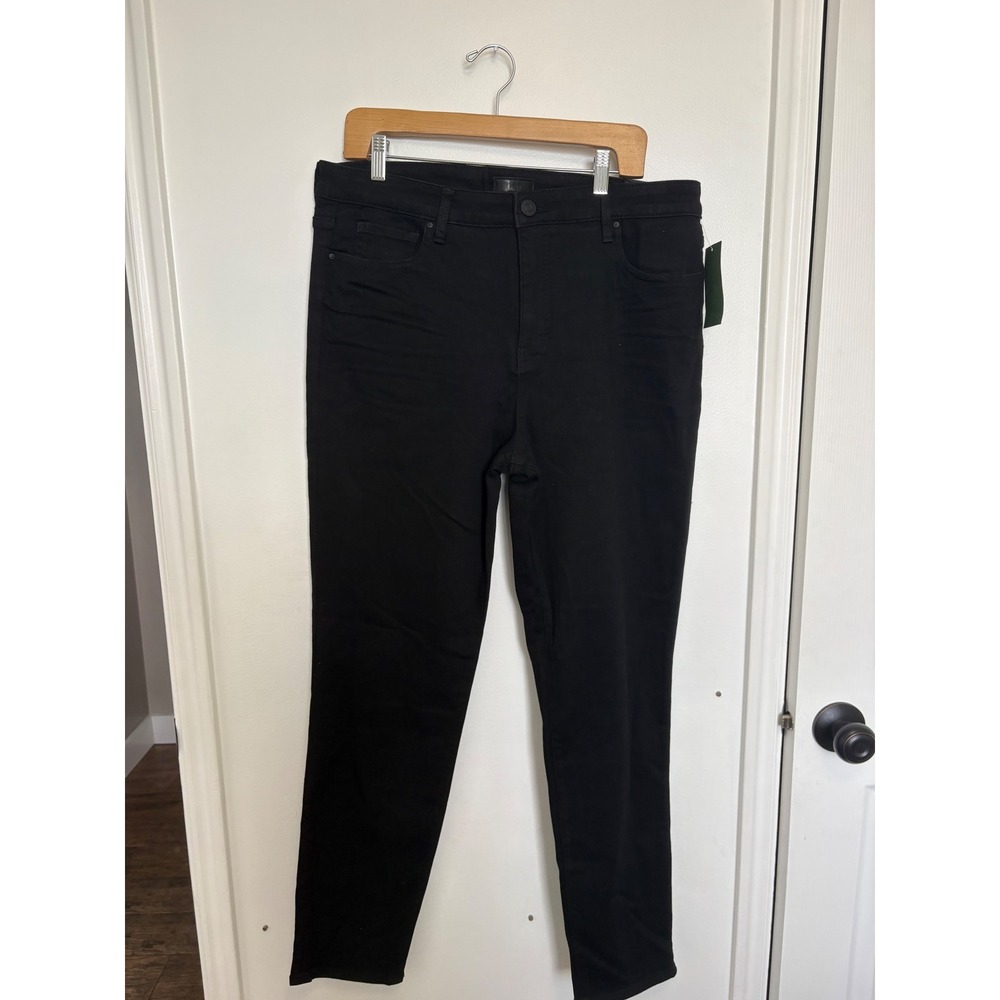NWT Kut from the Kloth Diana HighRise Fab Ab Relaxed Skinny Jeans Black Size 16 - Picture 2 of 8